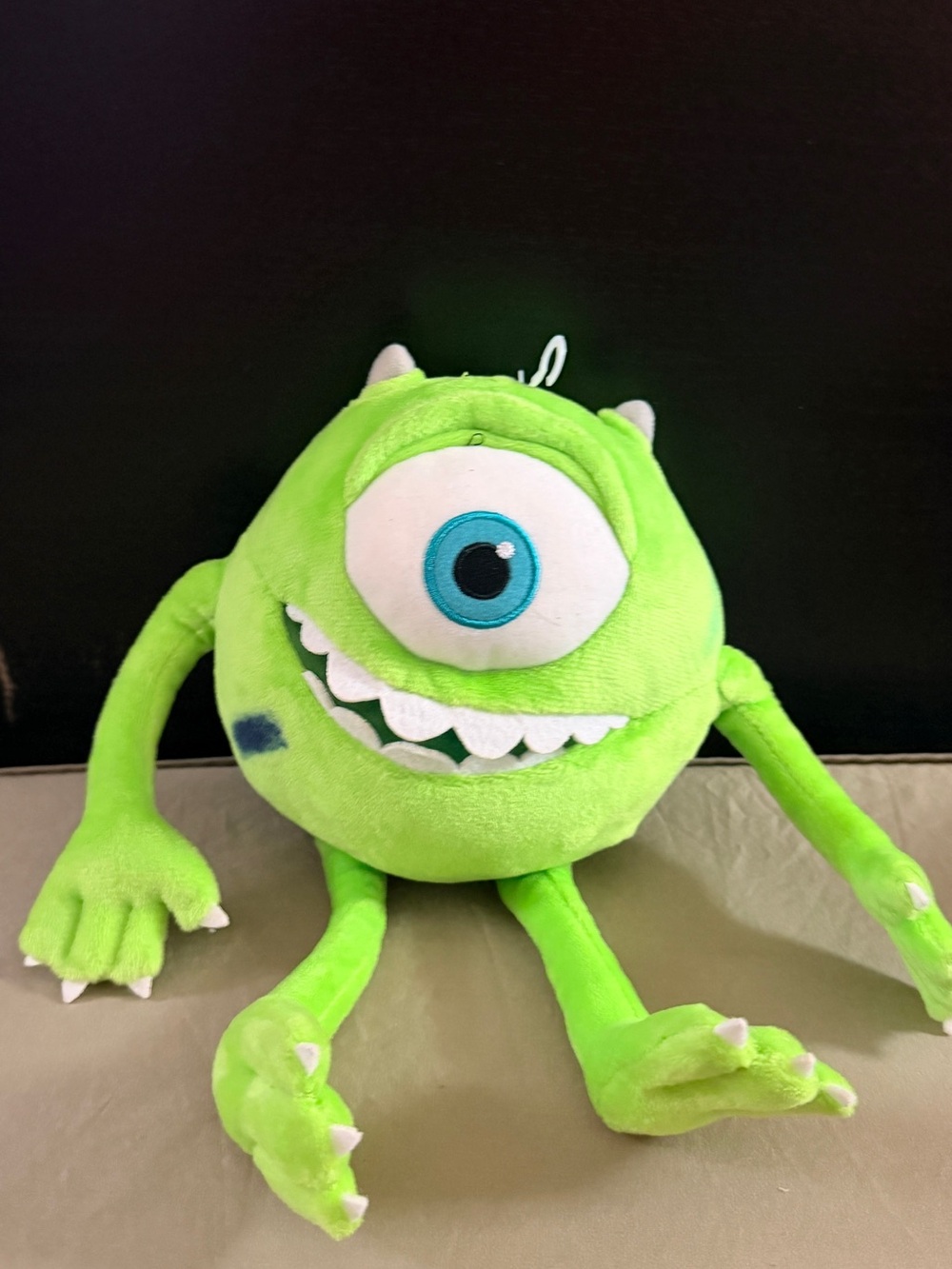 Green One-Eyed Plush Monster Toy - Soft Kids Plush